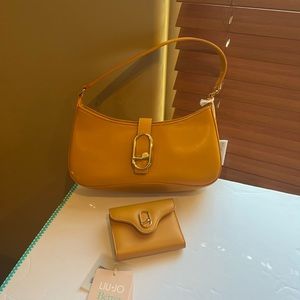 Liujo Tan Purse and Wallet set